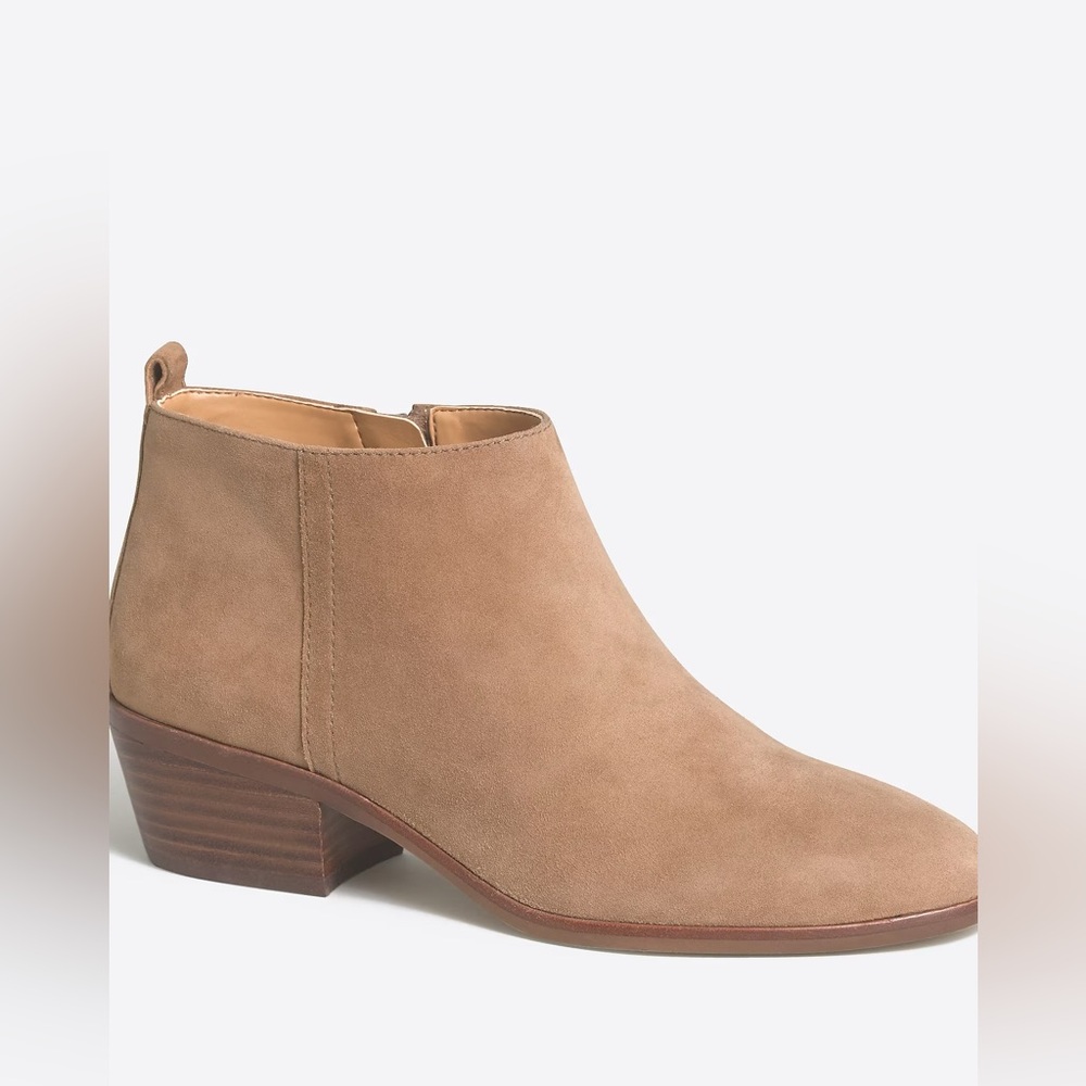 J. Crew sawyer suede ankle Chelsea booties size 7.5